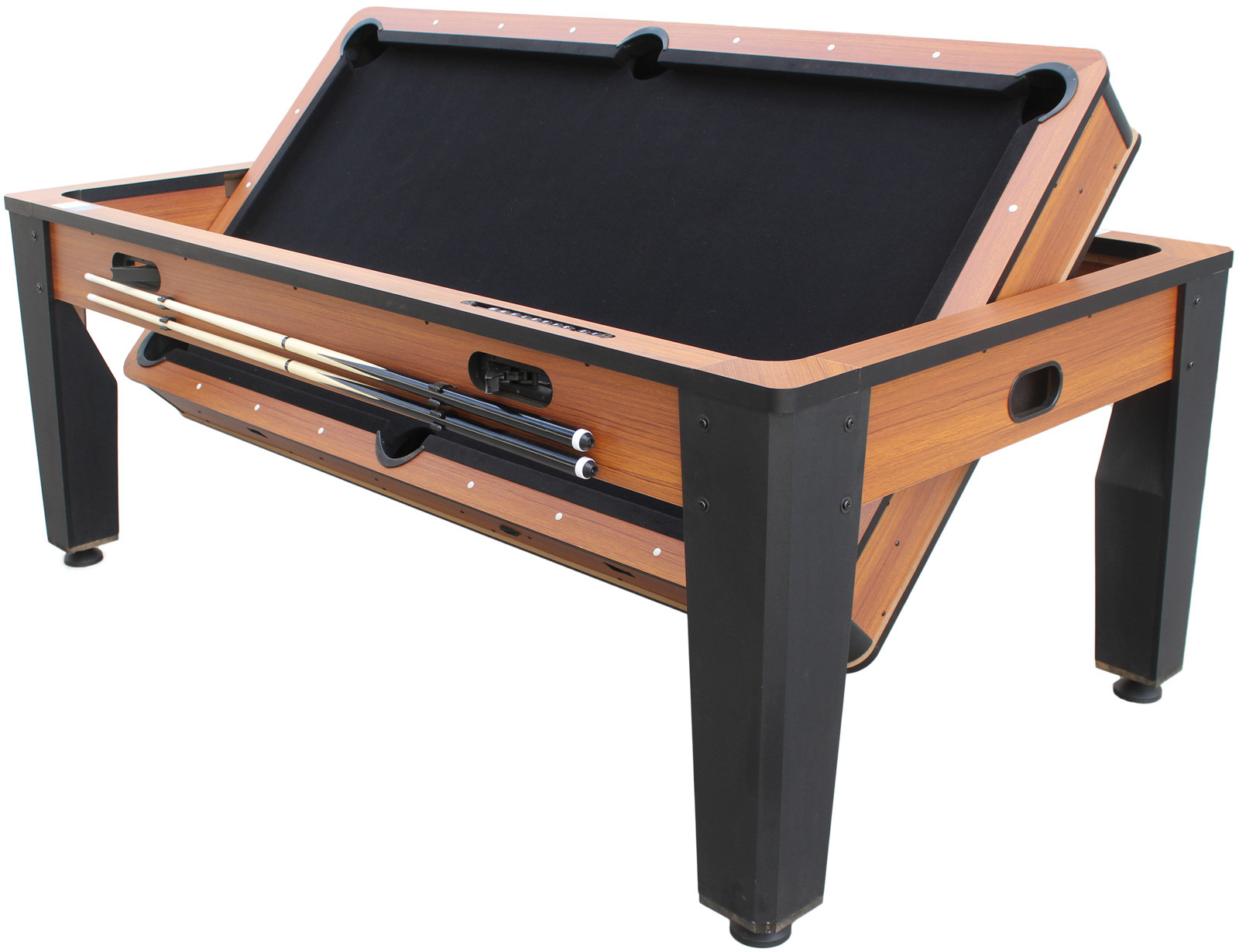 Table multi jeux air hockey 7FT convertible billard style industriel