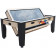 TABLE MULTI JEUX BILLARD CONVERTIBLE AIR HOCKEY INDUSTRIELLE BOIS CLAIR