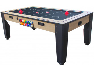 Table air hockey 7FT multi jeux convertible billard